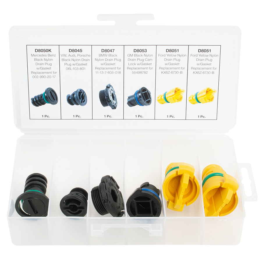 Nylon Drain Plug Kit 6 Pieces - Kits